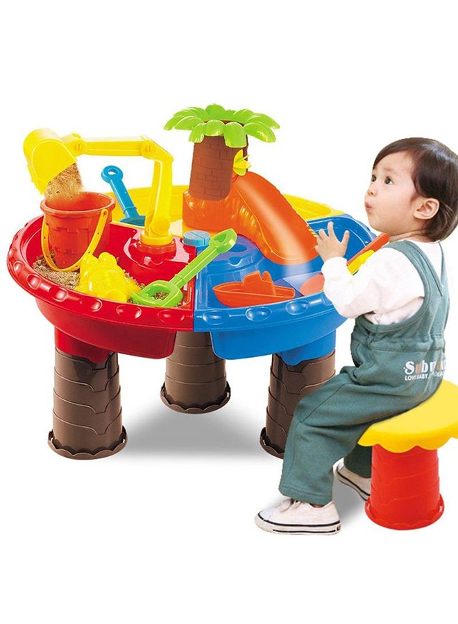 Beauenty Sand Playing Toy Set Unique Shape Design, Portable Durable For Children 18x14x18inch - Image 4