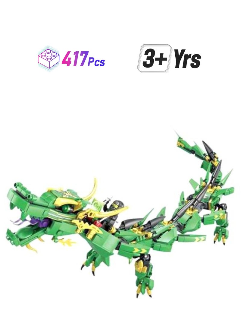 Beauenty 417-Piece 3D Ninja Mech Dragon Building Set 417 - Image 1
