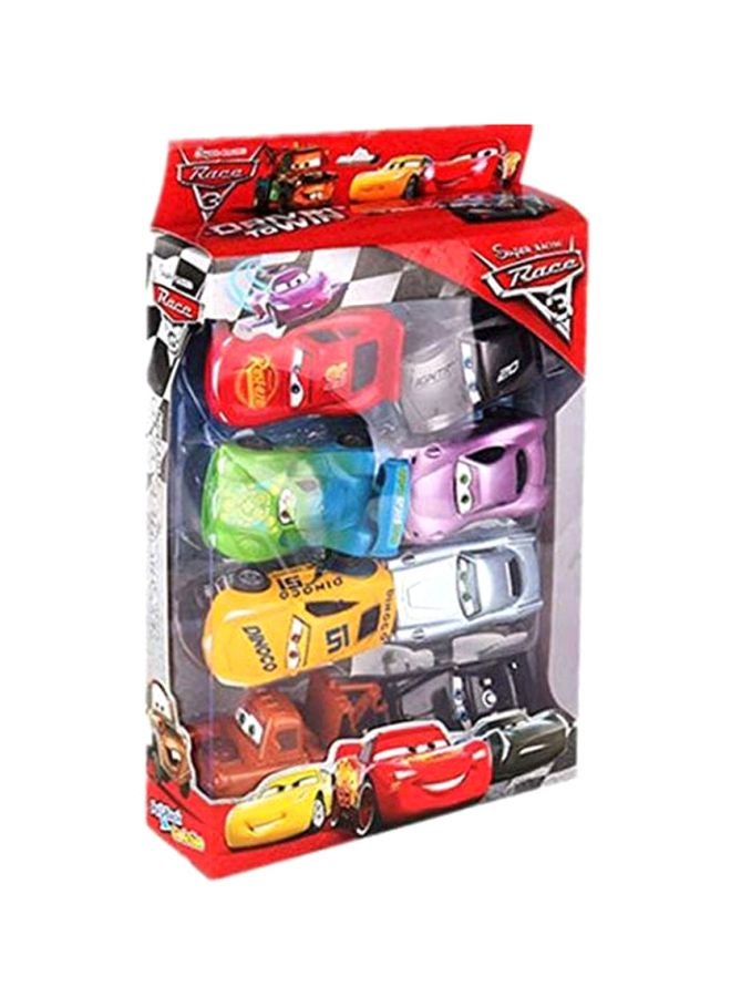 Beauenty 8-Piece Lightning Mcqueen Car Toy Set - Image 3