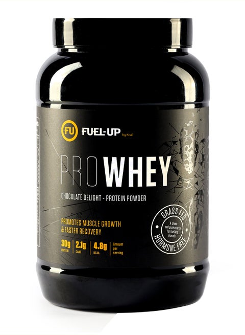 Pro Whey- Chocolate Delight Flavour, Whey Protein Powder,30G Protein,2.1G Carb And 4.8G Bcaas Per Serving, 28Servings,2Lbs(907G)