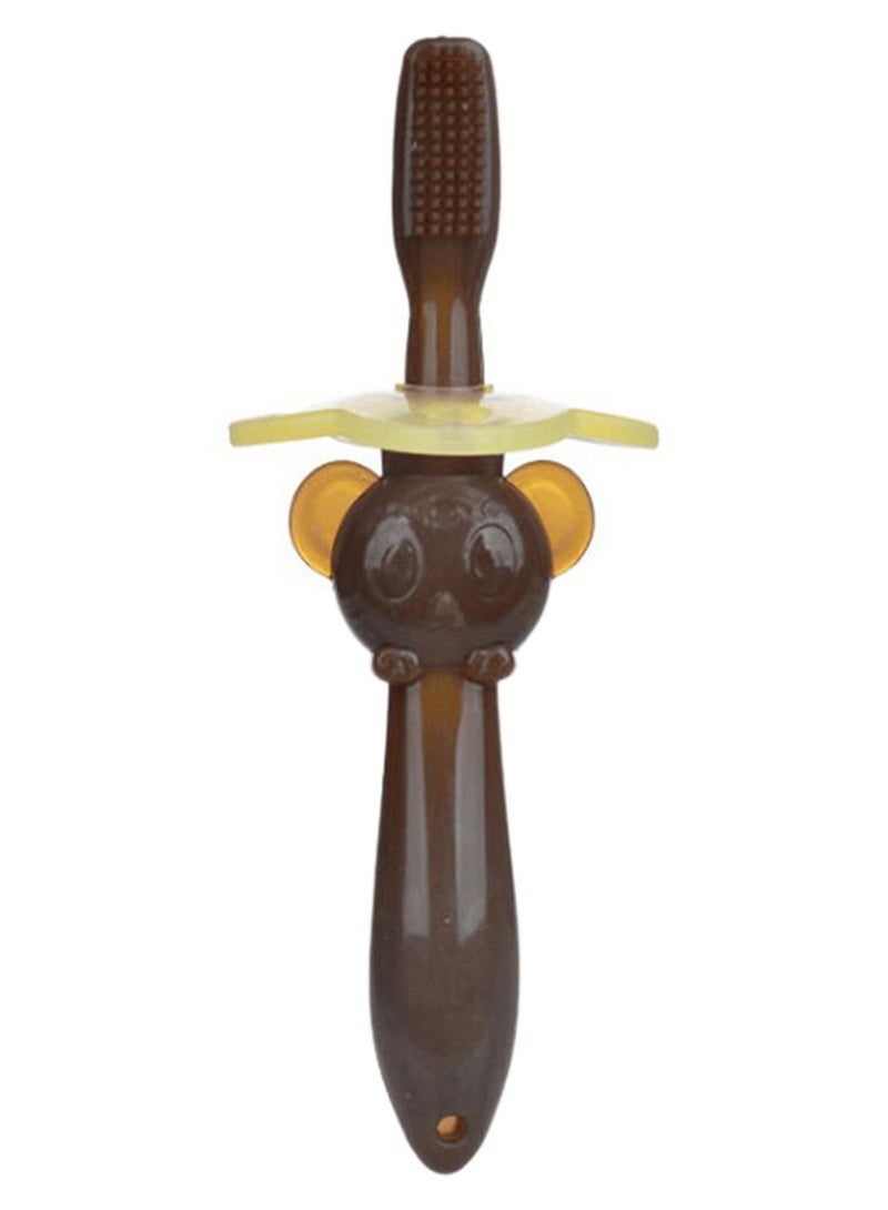 Safety Baby Silicone Tooth Brush With Soft Hair Dental Care - Image 1