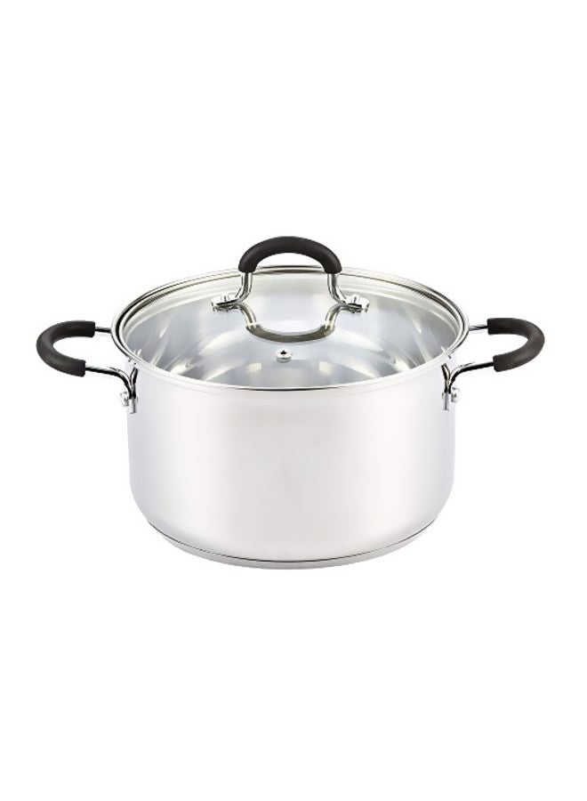 Stainless Steel Stockpot Silver 8.4x7.8x7.8inch - pnsku/N26223871A/45/_/1739788864/a0a68a78-796f-474f-af12-d4a73dddd713