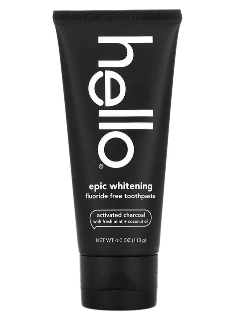 Hello Oral Care Activated Charcoal Teeth Whitening Toothpaste - Image 1