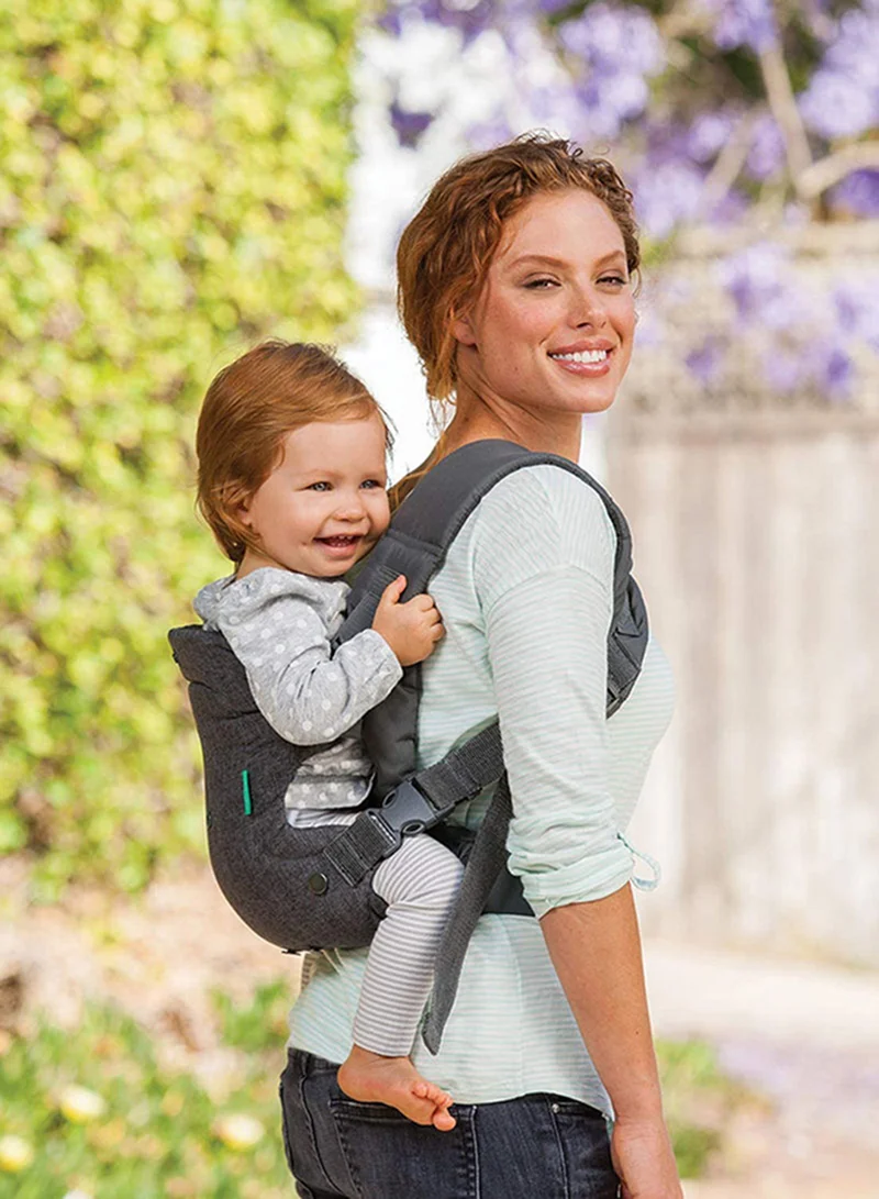 infantino 4-In-1 Flip Advanced Convertible Baby Carrier, Grey, Can Carry (3.6-14.5 Kgs)