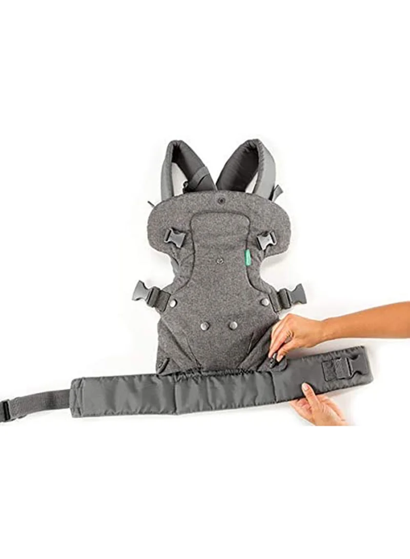 infantino 4-In-1 Flip Advanced Convertible Baby Carrier, Grey, Can Carry (3.6-14.5 Kgs)