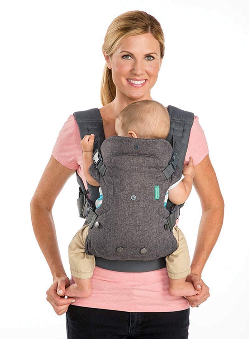 infantino - 4-In-1 Flip Advanced Convertible Baby Carrier, Grey, 8 Kg To 36 Kg - Image 1