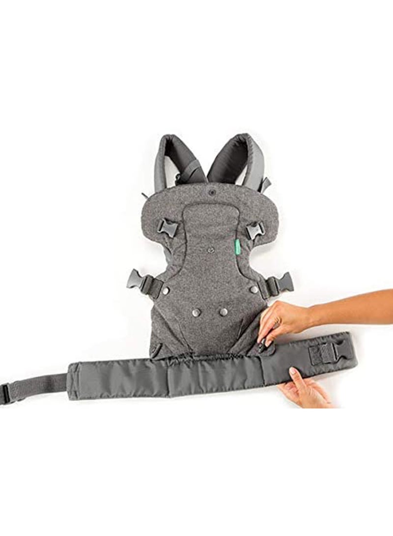 infantino 4-In-1 Flip Advanced Convertible Baby Carrier, Grey, Can Carry (3.6-14.5 Kgs) - Image 5