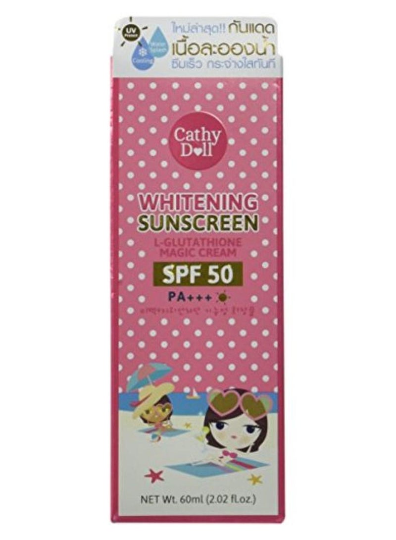 كاثي دول واقي الشمس المبيض SPF50 PA+++ 60ملليلتر - Image 1