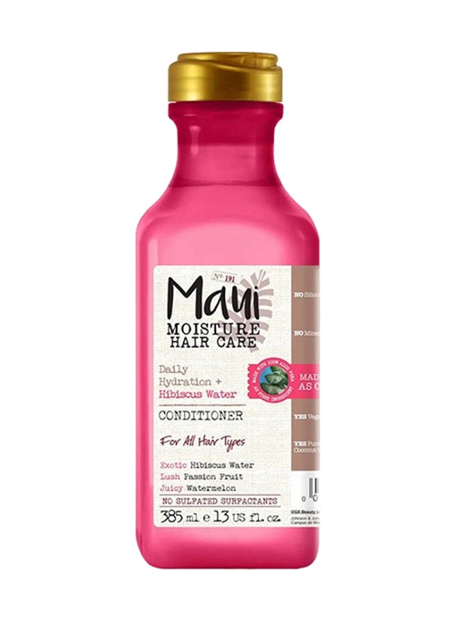 MAUI MOISTURE Conditioner, Infused With Aloe Vera And Hibiscus Water, Daily Hydration 385ml 