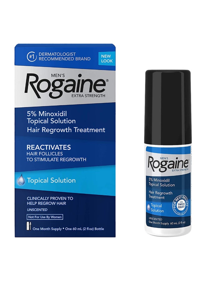 Rogaine - Men'S Extra Strength Hair Regrowth Treatment, Unscented 60 Ml Packaging May Vary - Image 1