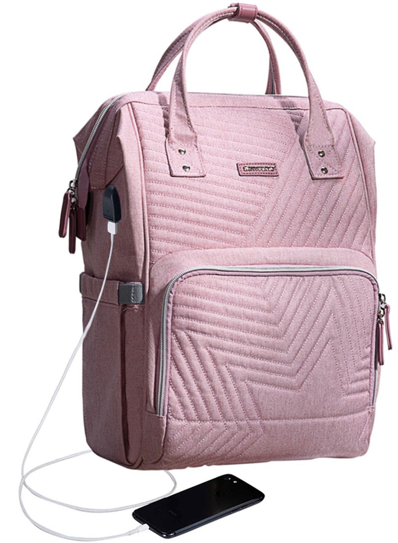 Multifunction Travel Backpack Diaper Bag - Nova Pink - pnsku/N26476308A/45/_/1706170286/0974bd8e-a531-47a0-ac4b-446bb7f3f8fe