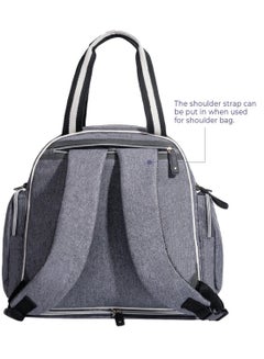 Sunveno Signature Maternity Diaper Bag - Grey  - Image 2