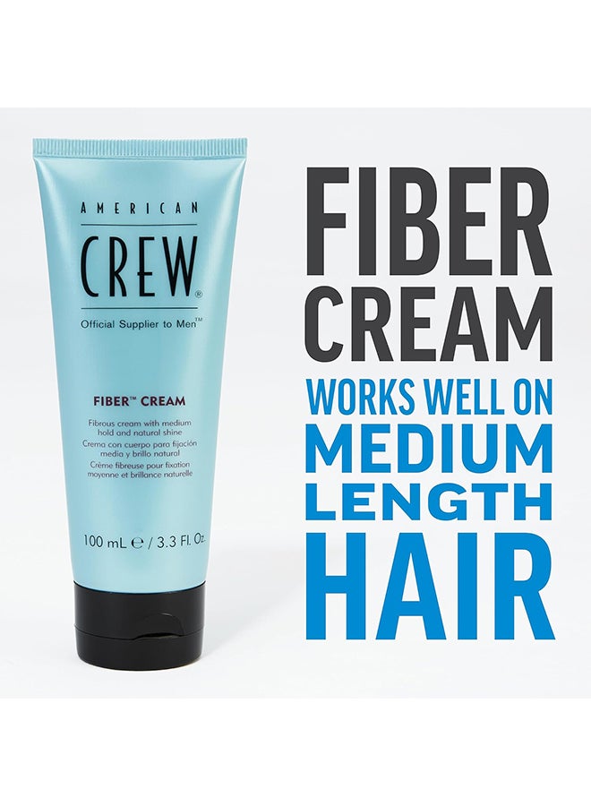 AMERICAN CREW Fiber Cream With Medium Hold And Shine For Flexibility And Control For All Hair Types 100ml  - Image 3