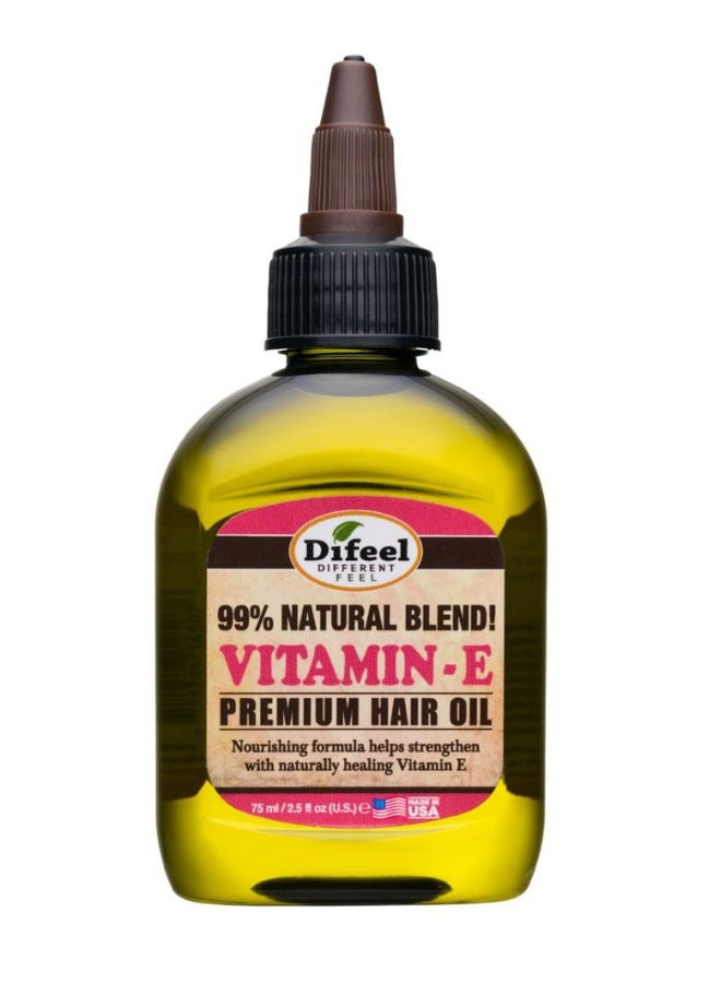 ديفيل - Vitamin-E Premium Natural Hair Oil 75ml - Image 1