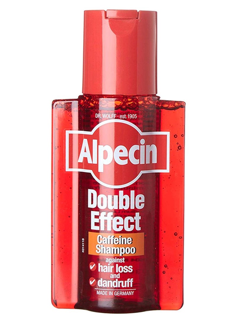 Alpecin Double Effect Dandruff And Hair Loss Caffeine Shampoo Clear 200ml - Image 1