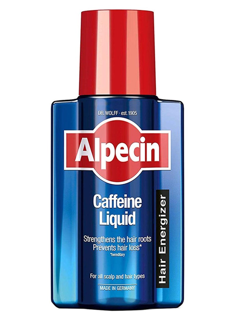 ألبيسين منشط سائل للشعر بالكافيين لجميع أنواع الشعر شفاف 200ملليلتر - Image 1