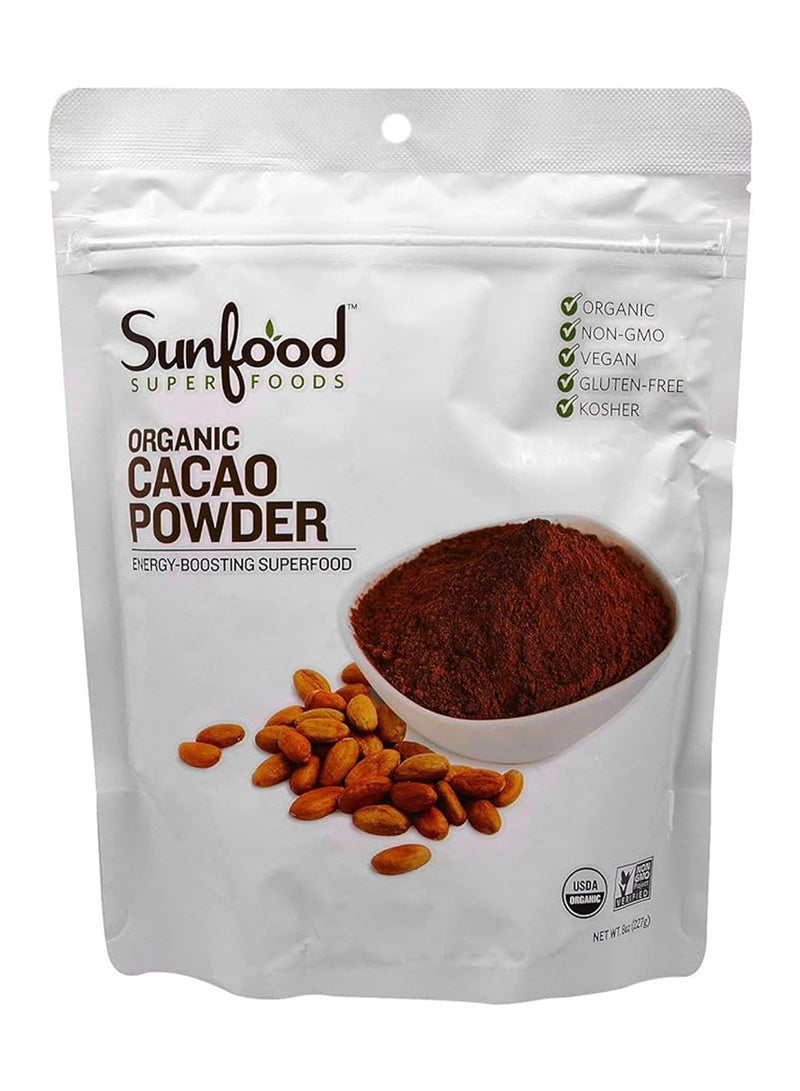 Organic Cacao Powder Energy Boosting Superfood 227G