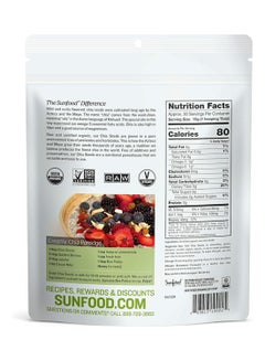 sunfood superfoods Raw Organic Chia Seeds Aztec Superseed Natural Nutty Flavor Raw, Whole And Natural 454G  - Image 2