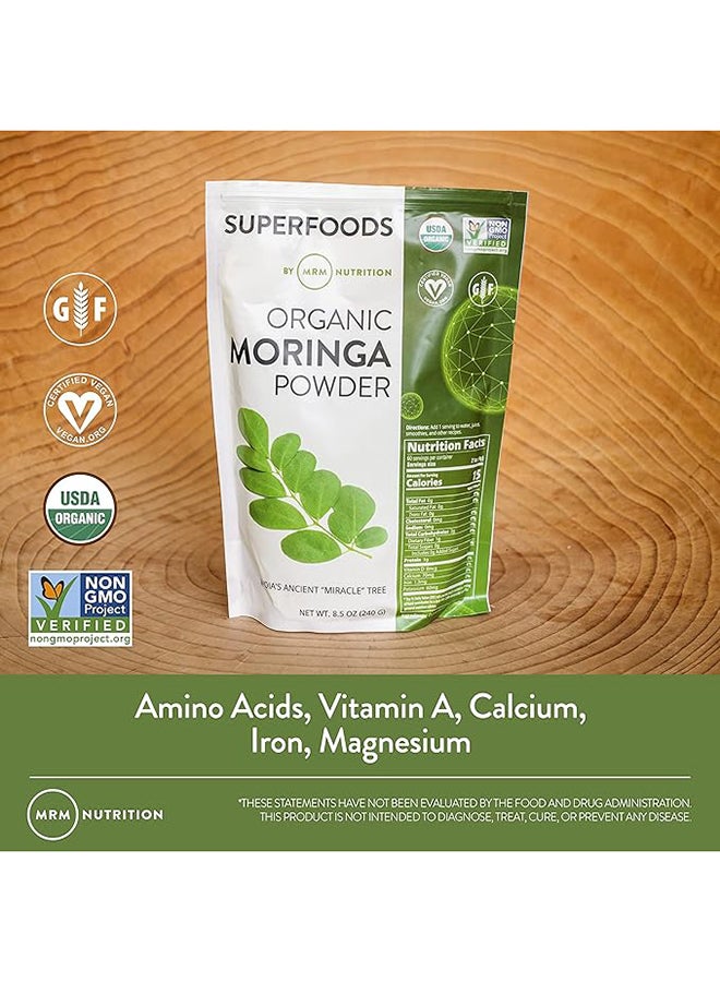 sunfood superfoods Organic Moringa Powder 8.5 OZ - 240 grams - Image 3
