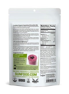 sunfood superfoods Organic Superfood Smoothie Mix 227 grams  - Image 4