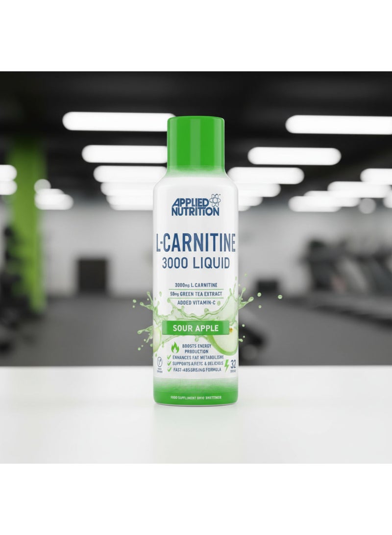Applied Nutrition L-Carnitine Liquid And Green Tea-32 Servings 480 ml - Image 2