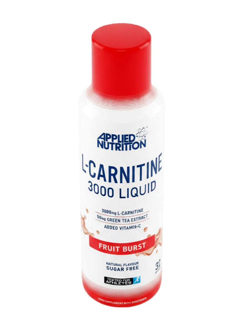 Applied Nutrition LCarnitine Liquid With Green Tea Fruit Burst -480ml - Image 2