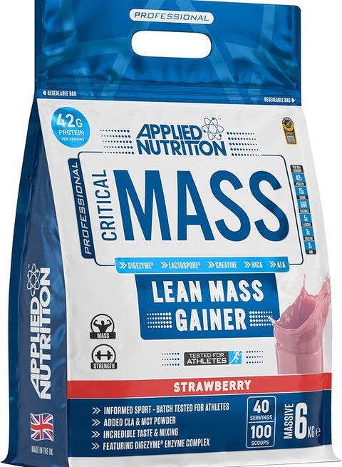 Critical Mass Lean Mass Gainz Strawberry Flavour 6Kg