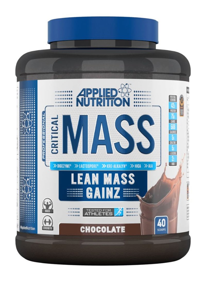 Applied Nutrition Critical Mass Lean Mass Gainz Chocolate Flavour 2.4kg - Image 1