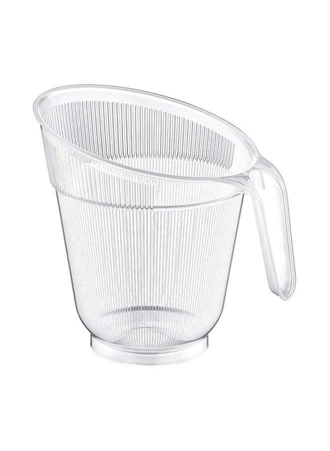 Pratica Rice Strainer With Handle Clear