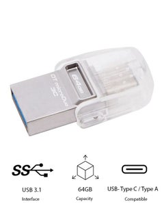 Kingston Dual Type-C OTG Flash Pen Drive 64 GB 