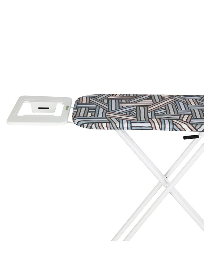 Ironing Board, 100% Cotton Cover 8Mm Foam Pad, 110 X 34 Cm Ironing Area, Adjustable Height Upto 83 Cm, Folds Flat For Easy Storage, Sturdy Sleek And Heavy Duty, Multi Color, Assorted Color, 35 X 6 X 140Cm, Made In Turkey Assorted Colour 110x34cm