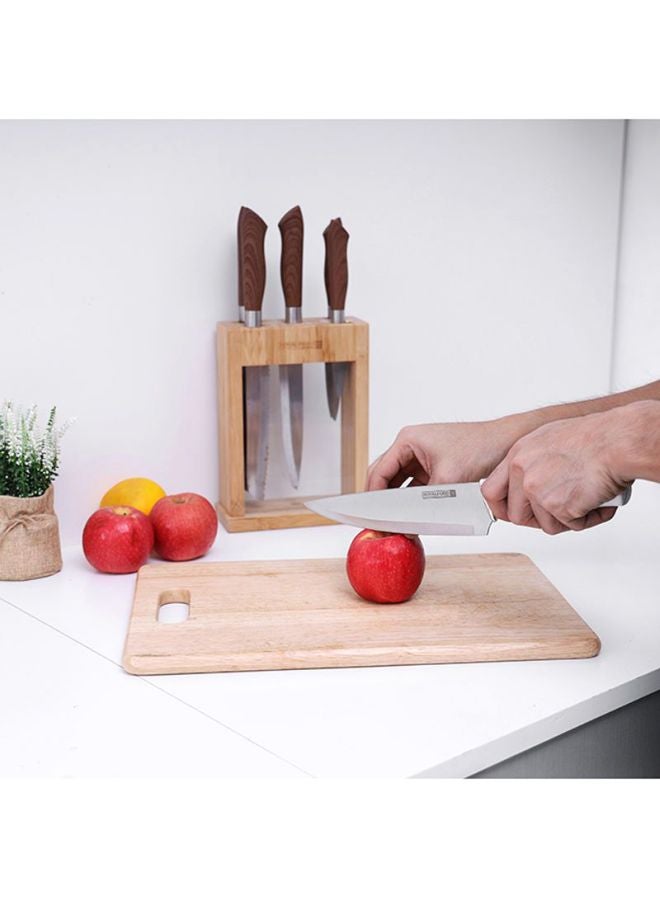 رويال فورد سكين الطاهي - شفرة ستانلس ستيل حادة جدًا - مقبض بتصميم رخامي - متعدد الألوان - مقاس 8 بوصات أبيض/ أسود 8بوصة - Image 4