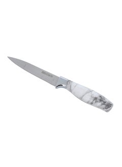 Royalford 5" Marble Designed Utility Knife 1x72 White/Grey/Silver  - Image 5
