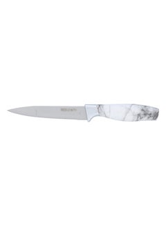 Royalford 5" Marble Designed Utility Knife 1x72 White/Grey/Silver  - Image 3
