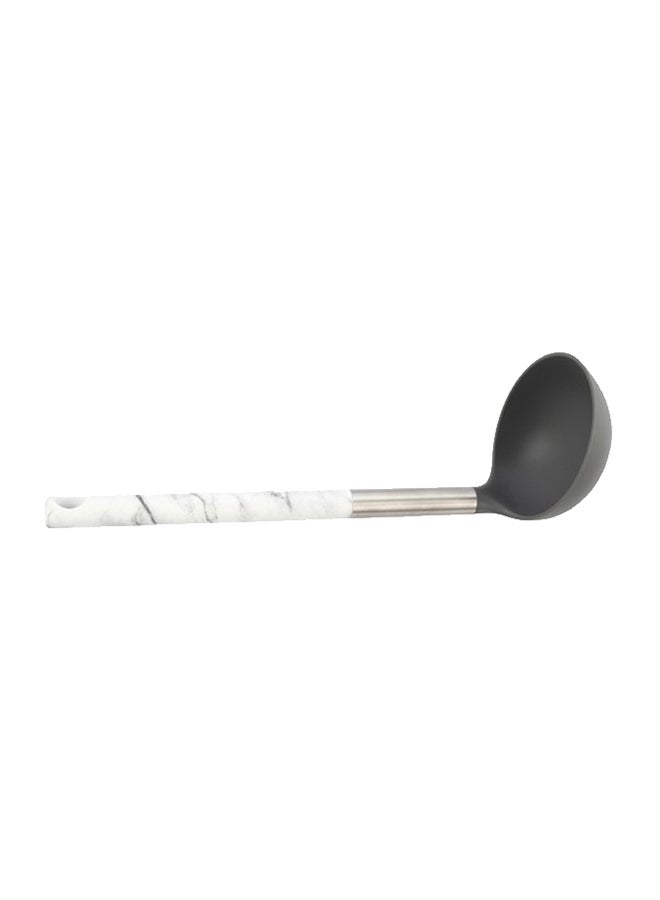 Marble Designed Nylon Soup Ladle Multi Color 8cm