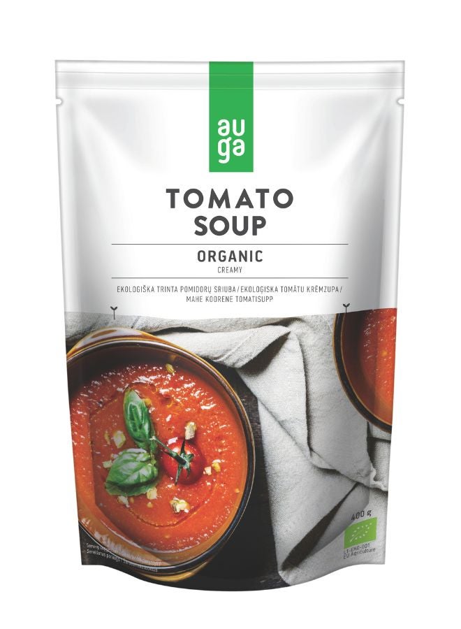 Auga - Organic Tomato Creamy Soup 400grams - Image 1