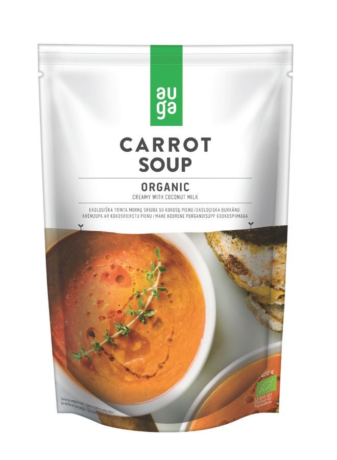 Auga Organic Carrot Creamy Soup 400grams  - Image 1