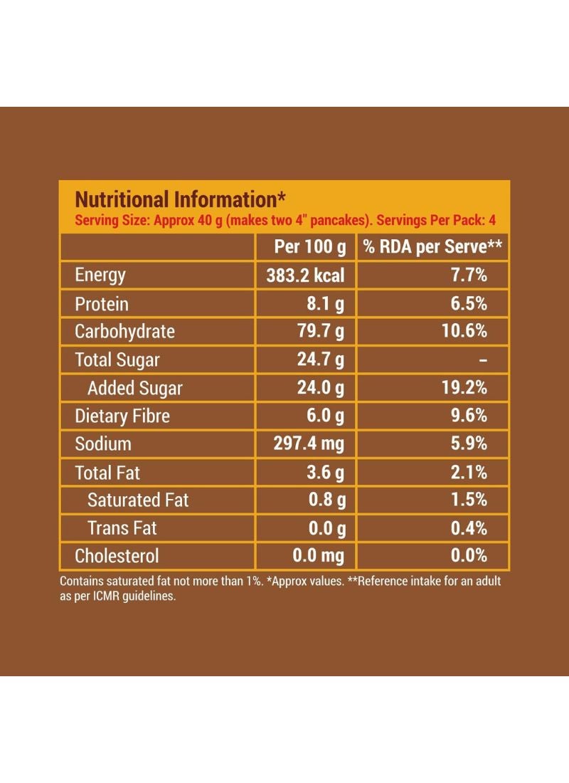 Slurrp Farm Chocolate And Supergrains Instant Millet Pancake Mix Chocolate 150grams  - Image 3