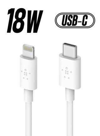 Boost Charge USB-C To Lightning Cable White - pnsku/N26637243A/45/_/1738266370/0a5e9bda-d8ab-48a1-88c3-b67da1723dfd