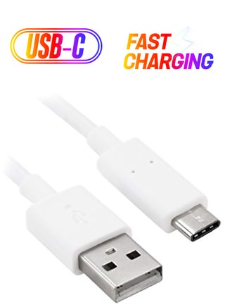 Type-C Data Sync Charging Cable White - pnsku/N26659622A/45/_/1738266311/27c4d2cc-1fd5-4616-bc9a-005ed36436ab