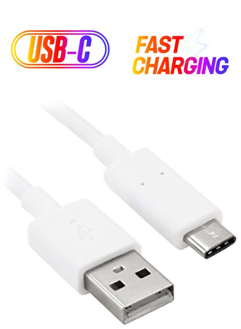 Type-C Data Sync Charging Cable White
