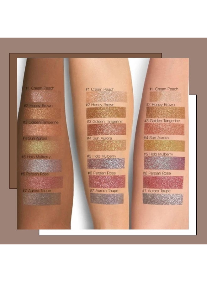 Touch in Sol - Metallist Sparkling Foiled Pigment Eye Shadow Brown - Image 1