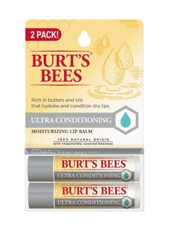 Burt's Bees Ultra Conditioning Lip Balm Twin Pack Multicolour  - Image 1