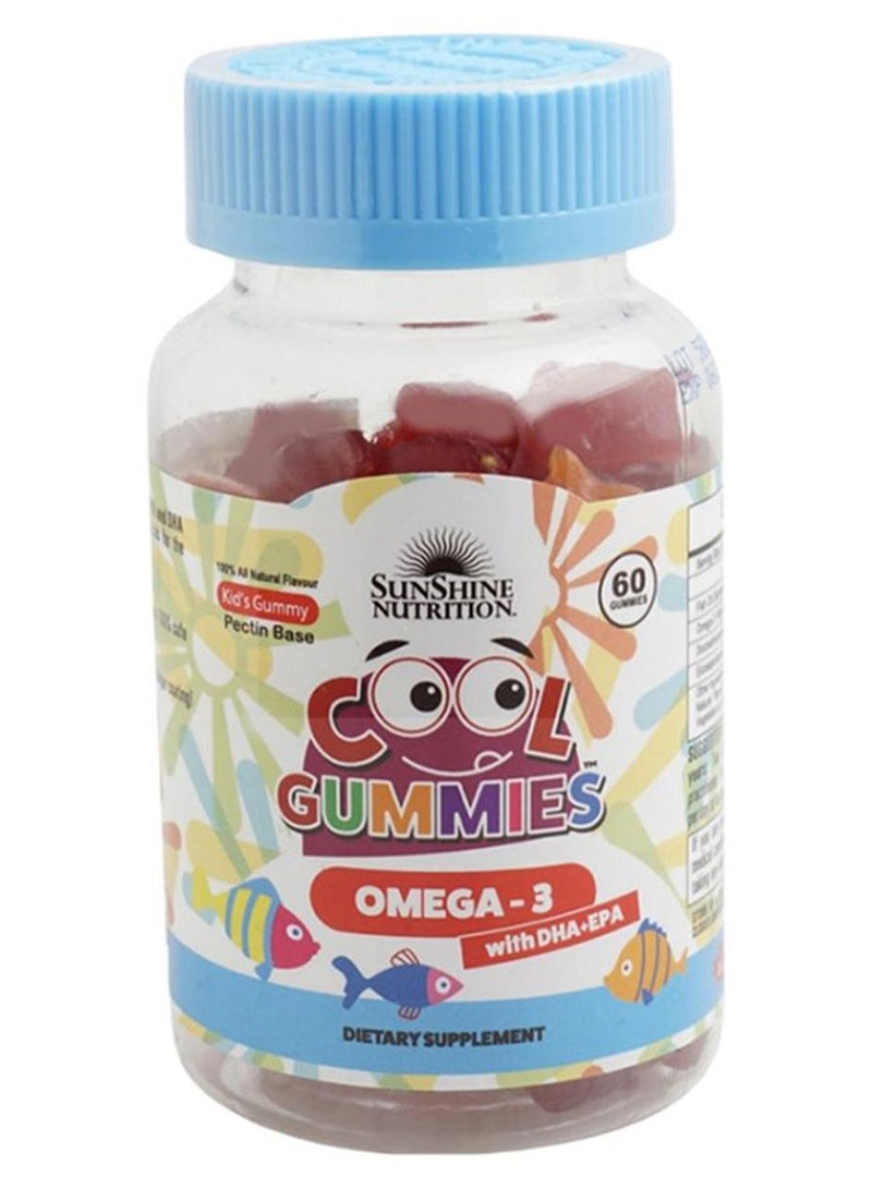 SUNSHINE NUTRITION Cool Gummies Omega-3 With DHA And EPA 60 Gummies
