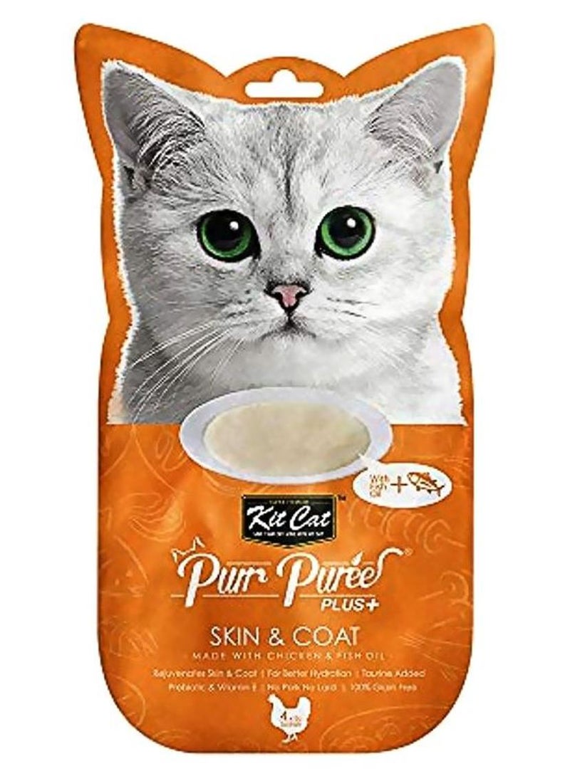 كيت كات طعام هريس بر بيوريه بلس للعناية بالجلد والفراء