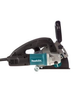 Makita Wall Chaser Machine, Blade 125mm, 1400W, 10000 rpm, 4.5kg Black/White/Blue  - Image 5
