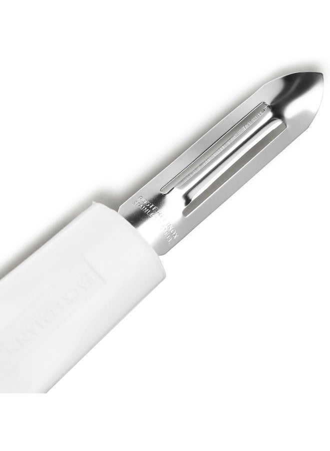 FACKELMANN - Vegetable Peeler White/Silver - Image 1