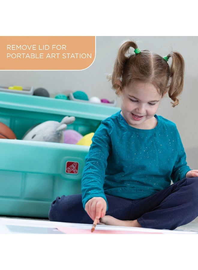 ستيب2 صندوق ألعاب 2 في 1 مع غطاء فني - Image 4