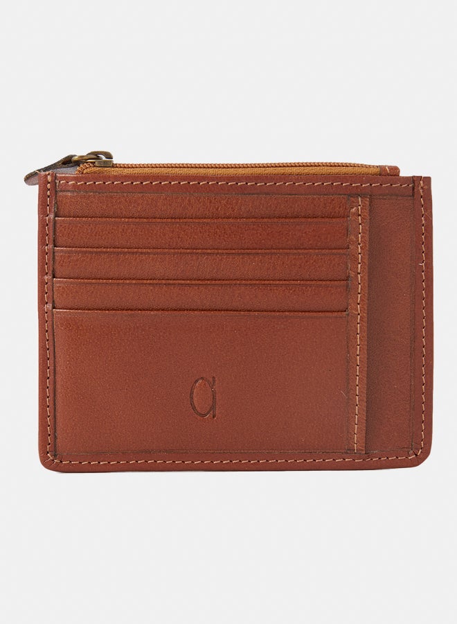 Alfa Leather Co. Card Holder With Zipper Compartment Havan - Image 1