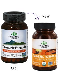 Organic India Turmeric Formula, 90 Vegetarian Caps Packaging May Vary  - Image 3